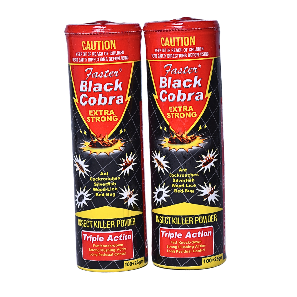 Faster Black Cobra Insect Killer Powder 100GM