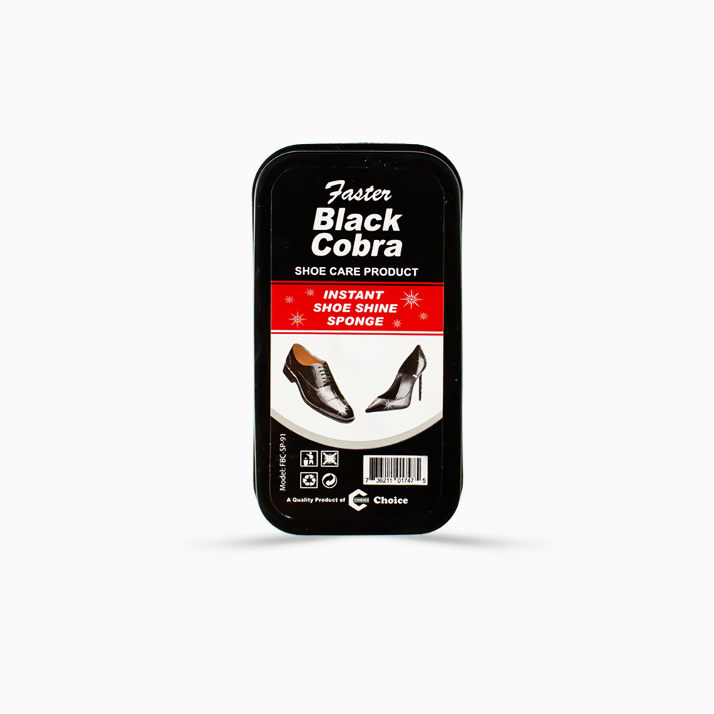 Faster Black Cobra Shining Sponge